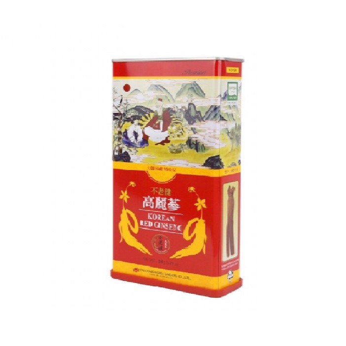 Hồng Sâm Củ khô hộp thiếc Daedong 150g 6-10củ